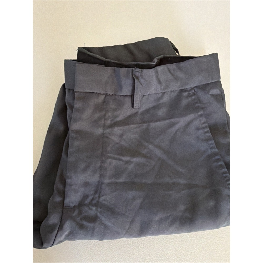 Santino Milano Men's Dress Pants 30x30 Black Flat Front Slacks Trousers RN125291